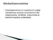 Maailmamajandus 21-sajandil-Globaliseerumine #5