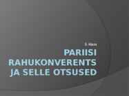 Pariisi Rahukonverents