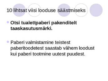 10 lihtsat nippi looduse säästmiseks #13