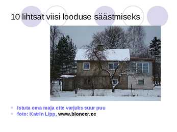 10 lihtsat nippi looduse säästmiseks #3