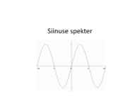 Siinuse spekter
