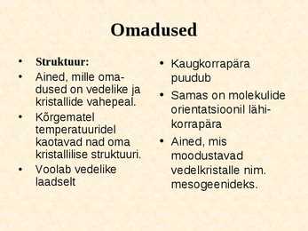 Vedelkristallid #3