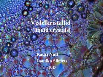 Vedelkristallid