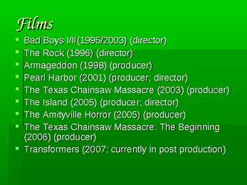 Michael Bay #4