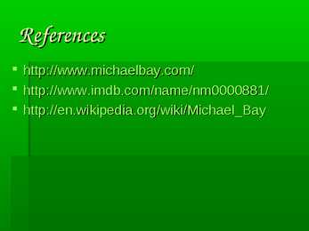 Michael Bay #9