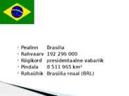 Brasiilia Liitvabariik #3