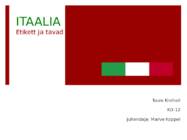 Etikett Itaalia