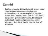 Barokk kirjanduses #12