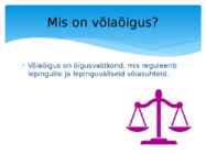 Võlaõigus-üldosa #2