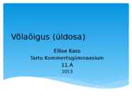 Võlaõigus-üldosa