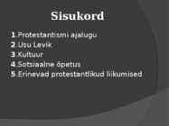 Protestantism #2