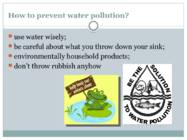 WATER POLLUTION #7