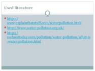 WATER POLLUTION #8