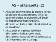 Ettevõtte õiguslikud vormid #13