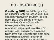 Ettevõtte õiguslikud vormid #9