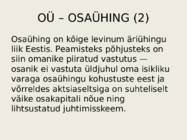 Ettevõtte õiguslikud vormid #10