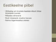 Eesti kirjakeel 17-sajandil #4