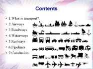 Vehicles used in different modes of transport #2