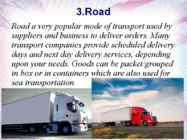 Vehicles used in different modes of transport #5