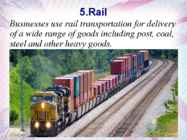 Vehicles used in different modes of transport #7