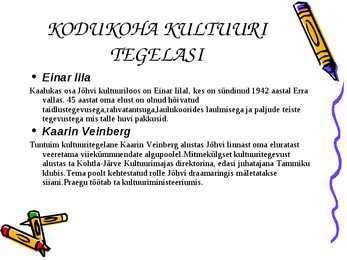 Jõhvi muusika ja kultuuri lugu #5
