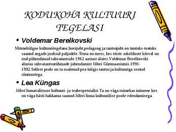 Jõhvi muusika ja kultuuri lugu #6
