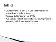 Eesti mõisate ajalugu #12
