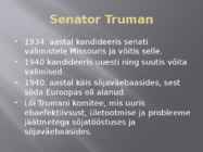 Lühikokkuvõte Harry S-Truman eluloost #11