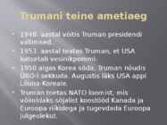 Lühikokkuvõte Harry S-Truman eluloost #16