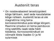 Roostevaba teras #5
