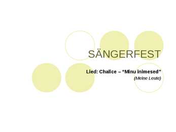 Singende Revolution und Sängerfest #13