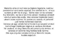 Manolito Prillipapa-raamatu kokkuvõte ja esitlus #9