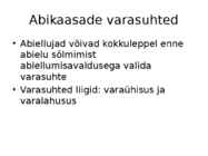 Perekonnaõigus #12
