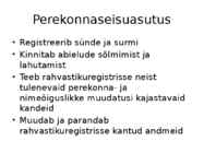 Perekonnaõigus #3