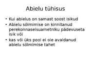 Perekonnaõigus #9