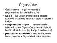 Inimene ja õigus #2