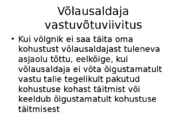 Lepingute täitmine #5