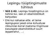 Lepingute täitmine #7