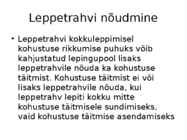 Lepingute täitmine #8