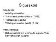 Lepingud #2