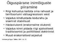 Inimõiguste piiramine #2