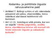 Inimõiguste piiramine #3