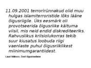 Inimõiguste piiramine #6