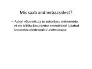 Intellektuaalne omand #11