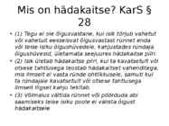 Inimene ja õigus-Karistusõigus #13