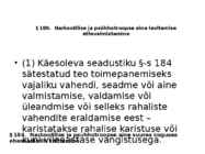 Inimene ja õigus-Karistusõigus #18
