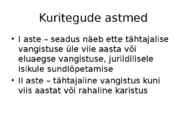 Inimene ja õigus-Karistusõigus #8