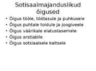 Inimõigused #7