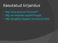 Puugid #10