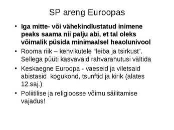 Sotsiaalpoliitika #27